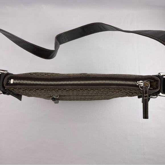 Coach Signature C Jacquard & Suede Bag - Picture 8 of 16